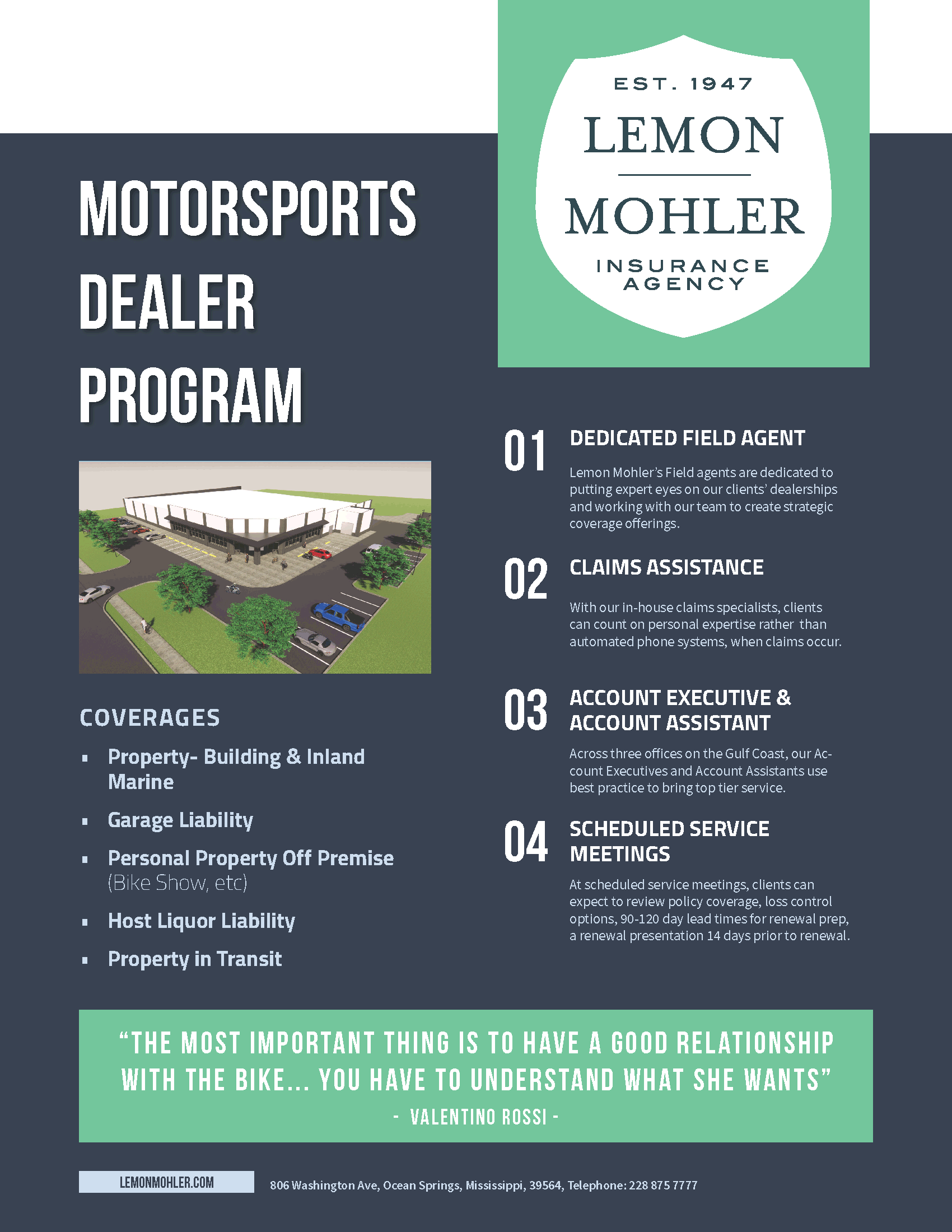 Motorsports Dealer Program